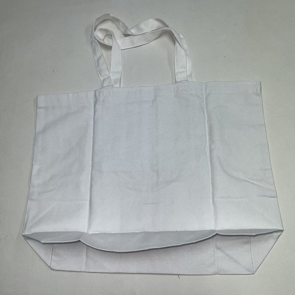 Bridal Canvas Tote The Mrs Est 2021 Oversized Bag White Gold Glitter Market - Picture 4 of 4